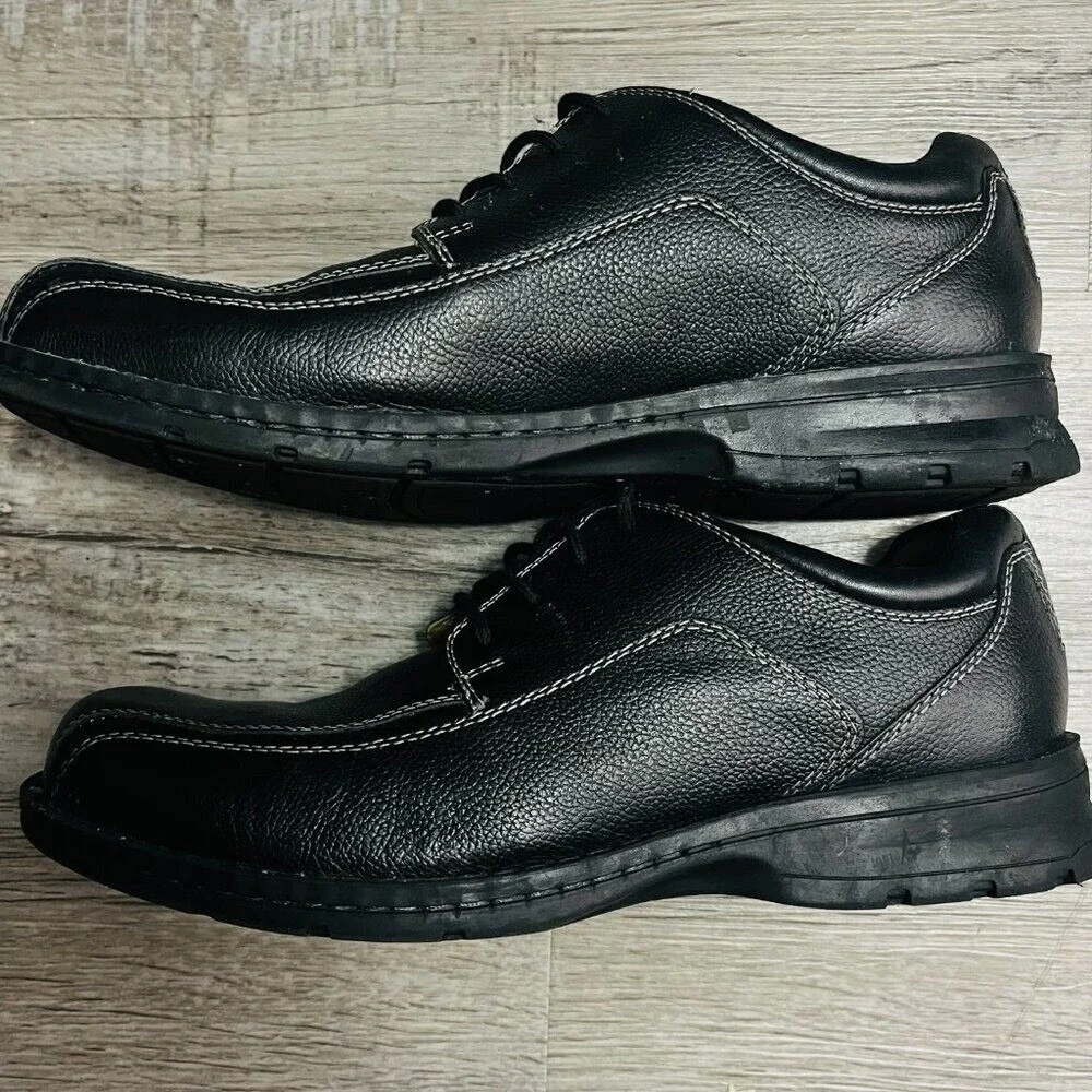 Dockers Black Leather Dress Shoes‎ Oxford Loafers Comfort Walking Men's 10.5